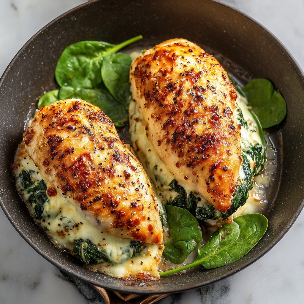 Spinach and Cheese Stuffed Chicken Breast Recipe - Recipe Image
