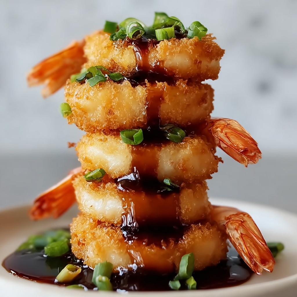 Shrimp Tempura Sushi Stack Recipe - Recipe Image