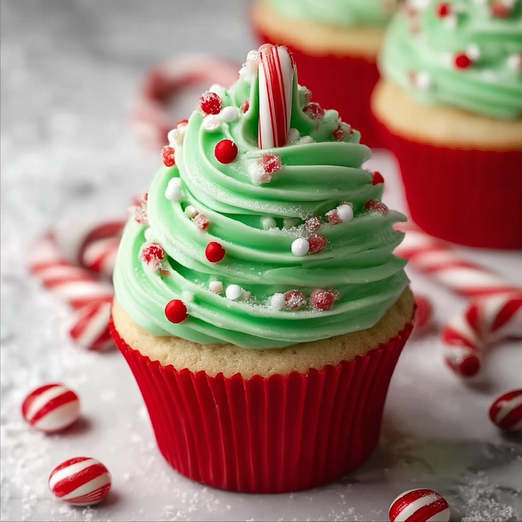 Easy Christmas Cupcakes Recipe - Recipe Image