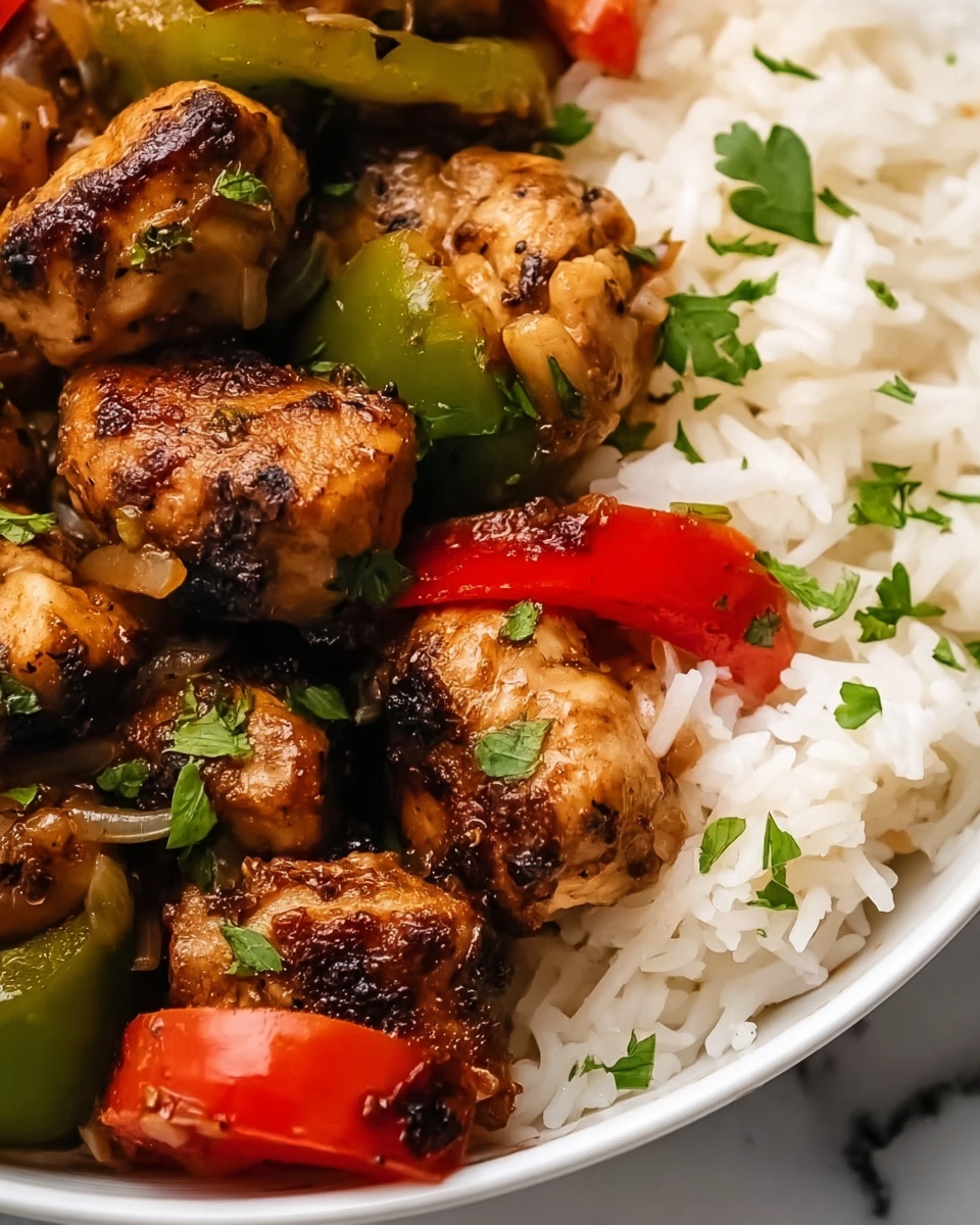 Air Fryer Chicken and Peppers Recipe - Recipe Image