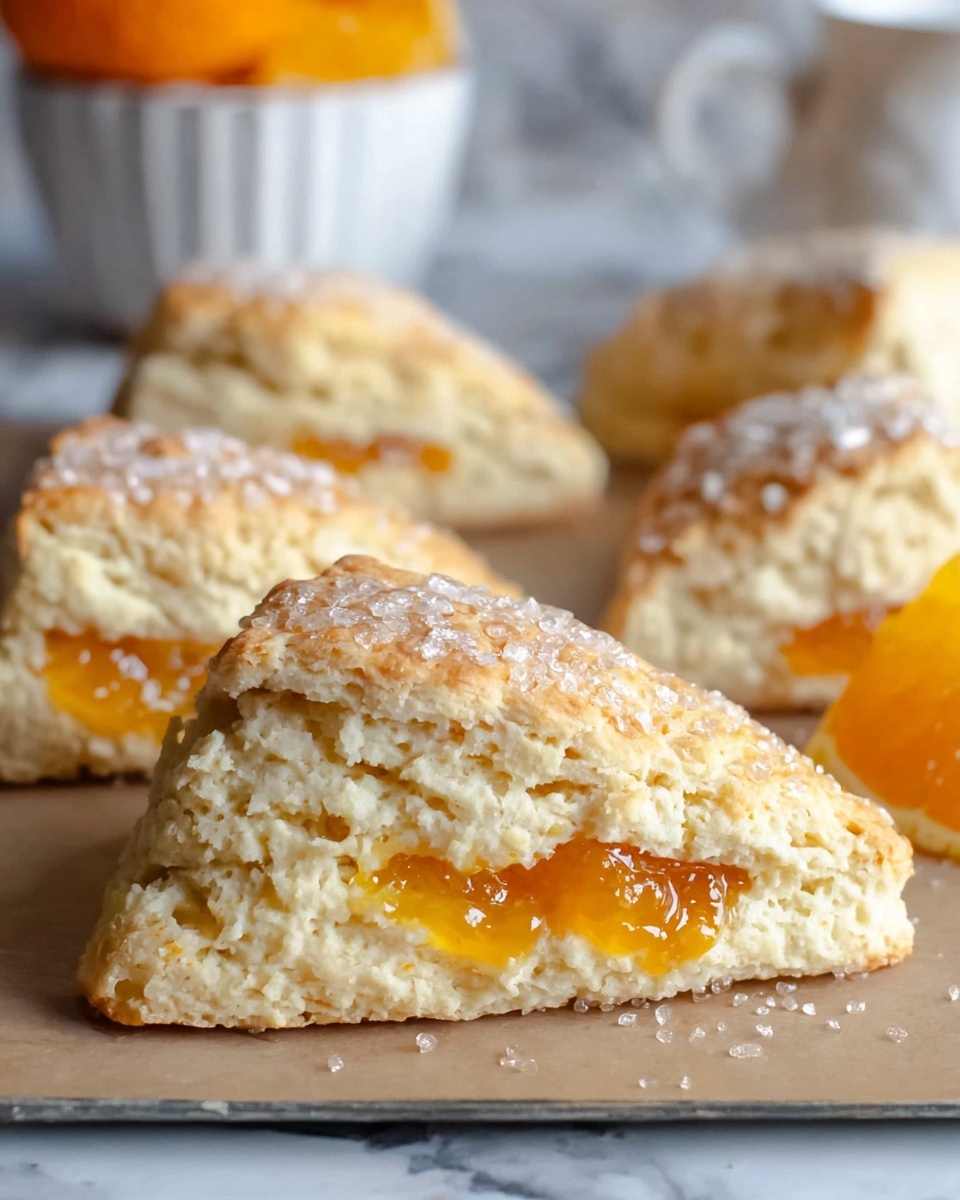 Orange Cardamom Cream Scones Recipe - Recipe Image