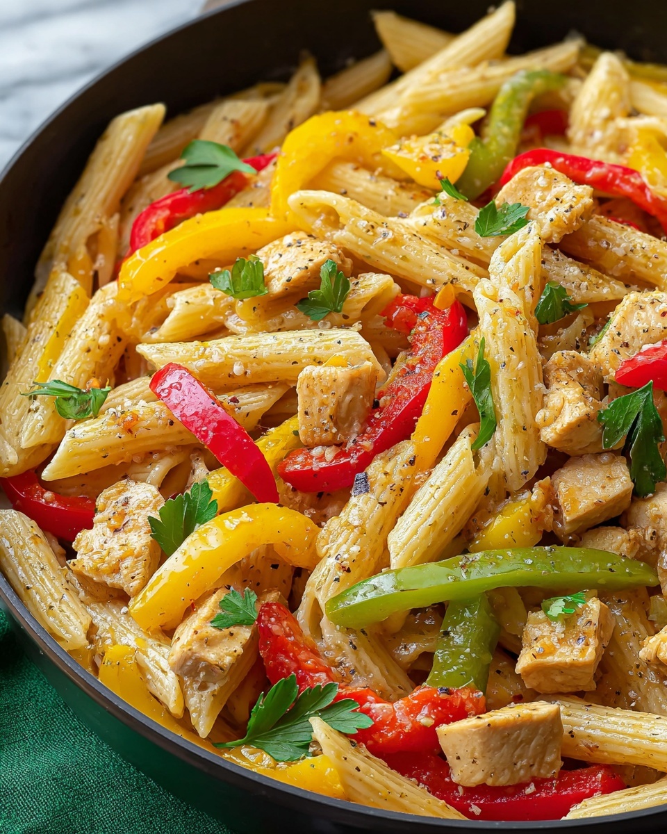 Creamy Rasta Pasta Recipe - Recipe Image