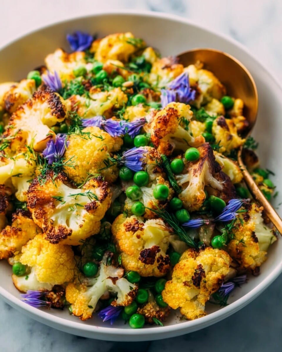 Curry Roasted Cauliflower Sweet Potato Salad Recipe - Recipe Image