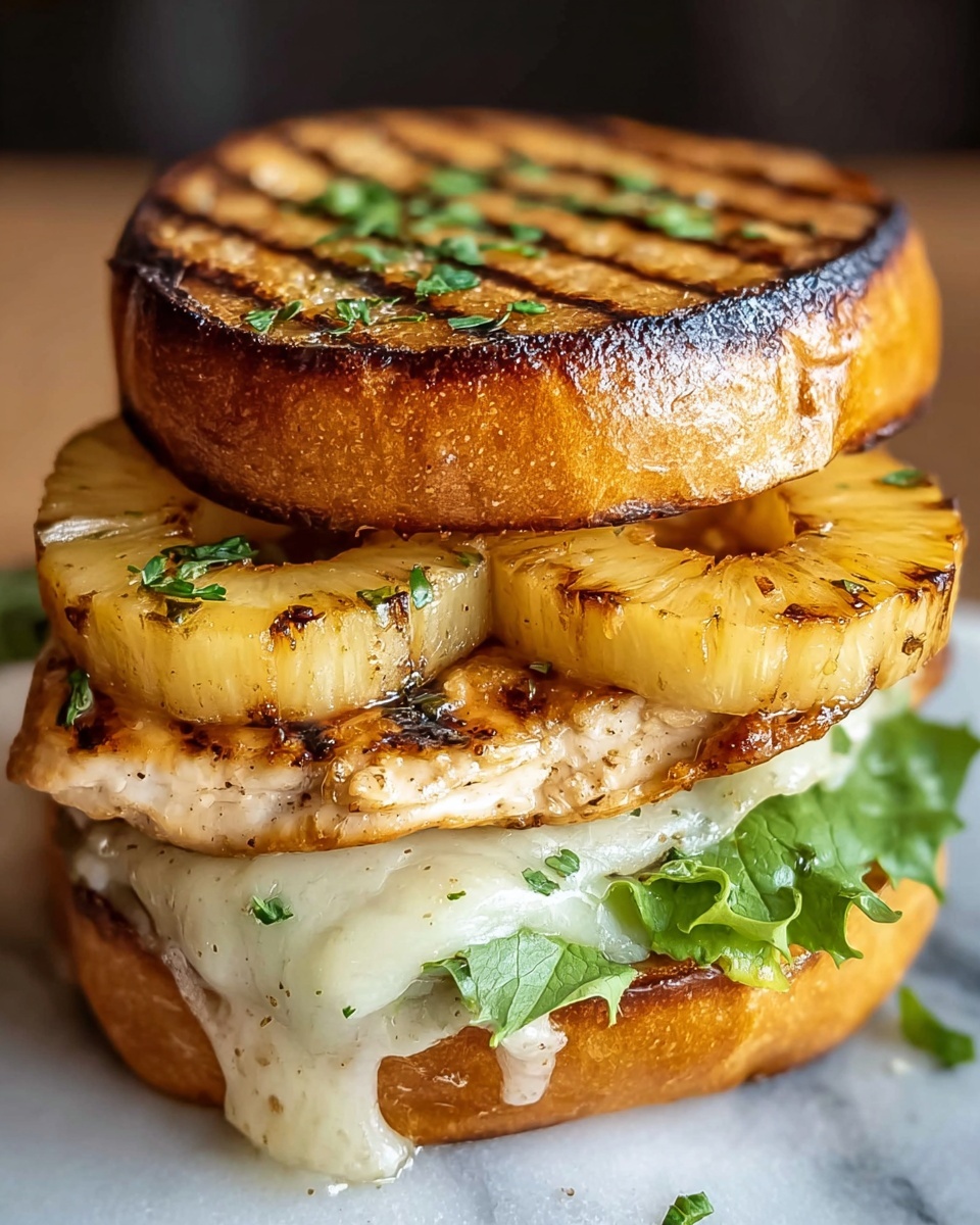 Hawaiian Chicken Sandwich Recipe - Recipe Image