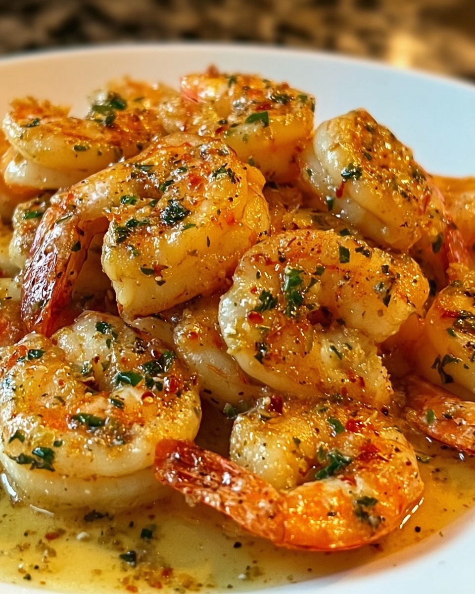 Creamy Garlic Parmesan Shrimp Recipe - Recipe Image