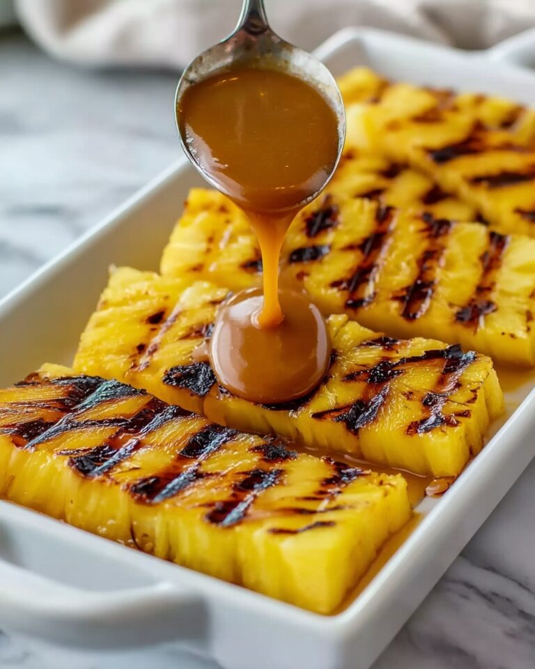 Grilled Pineapple with Cinnamon Honey Recipe