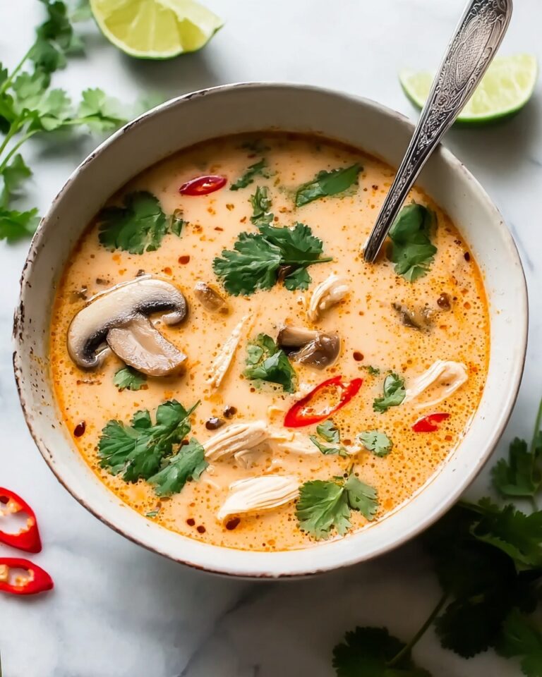 Slow Cooker Tom Kha Soup (Thai Coconut Chicken Soup) Recipe