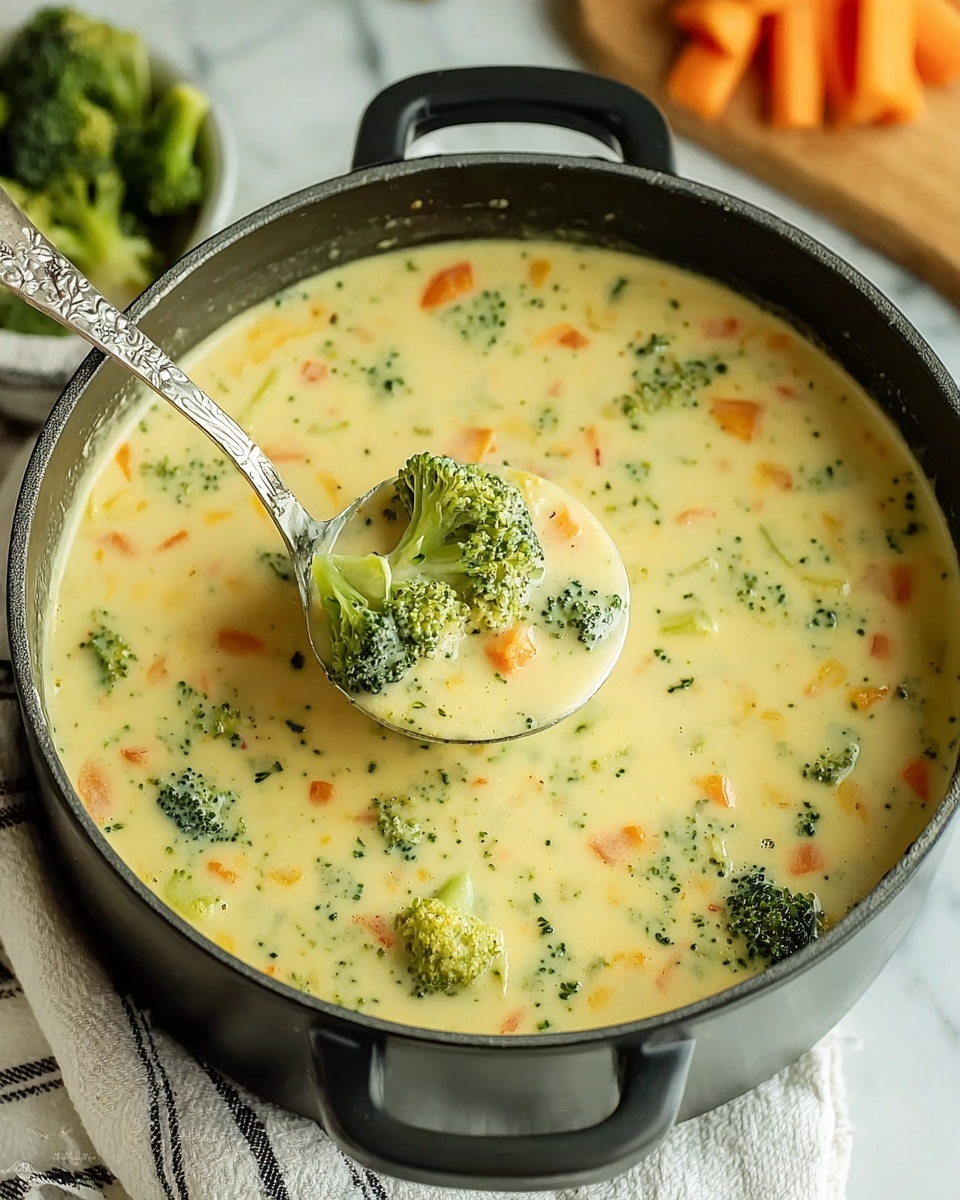 Healthy Broccoli Cheddar Soup Recipe - Recipe Image