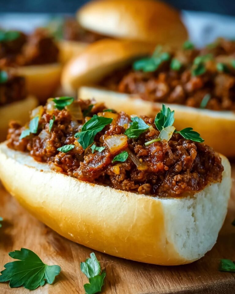 Italian Garlic Bread Sloppy Joes Recipe