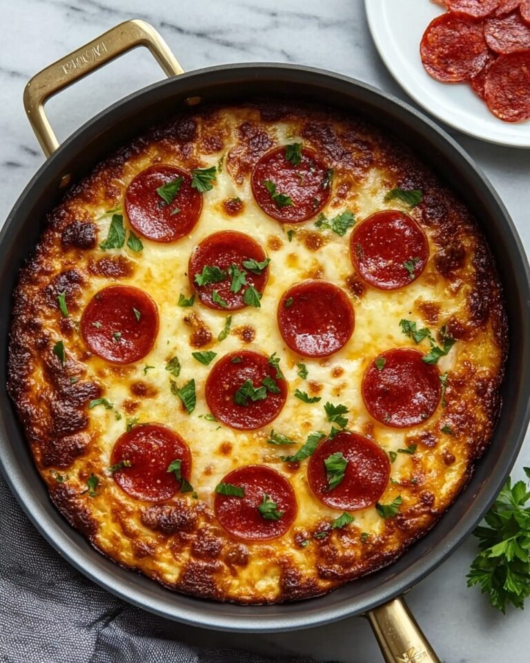 Crustless Keto Pizza Bake Recipe
