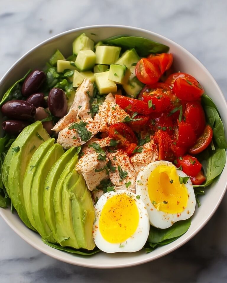 High-Protein Avocado Chicken Salad with Egg Recipe