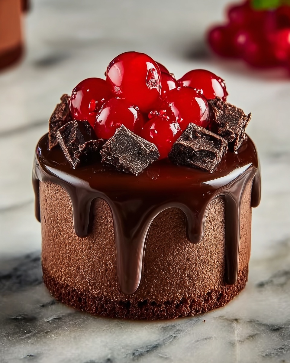 Chocolate Mini Cakes with Rich Fudge Frosting Recipe - Recipe Image