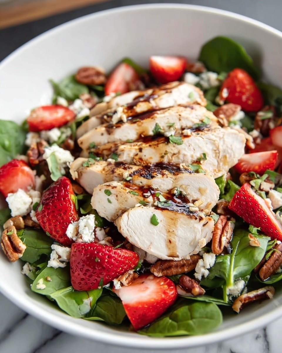 Strawberry Chicken Salad Recipe - Recipe Image