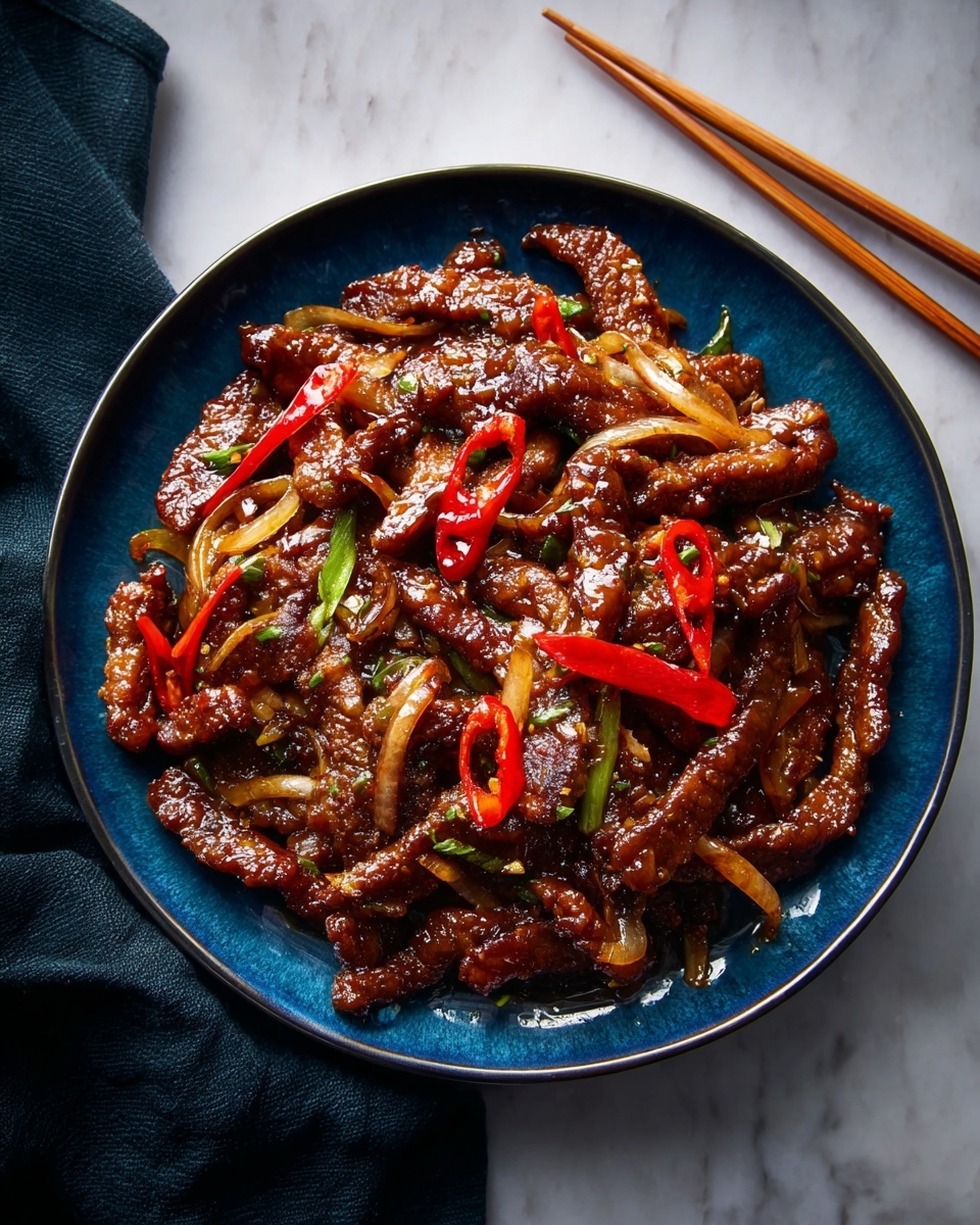 Crispy Chilli Beef Recipe - Recipe Image