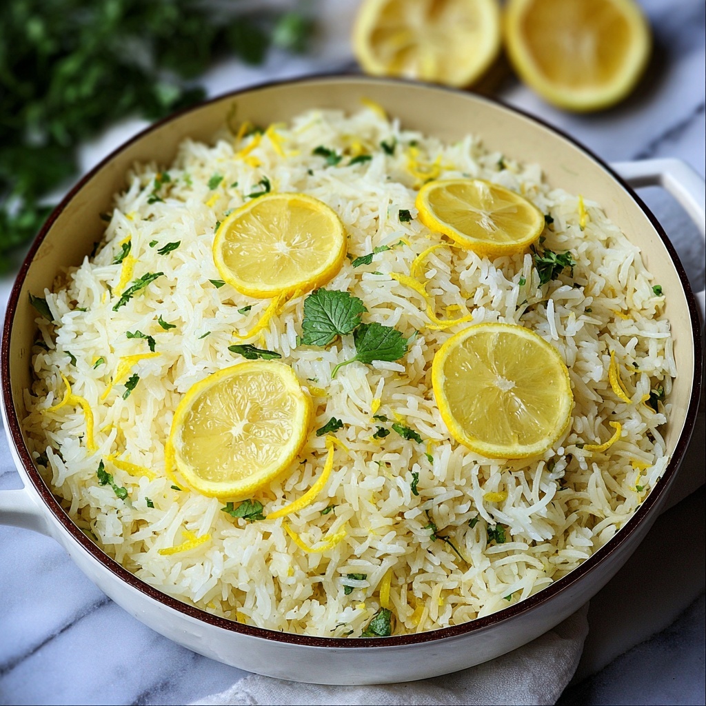 Greek Lemon Rice Recipe - Recipe Image