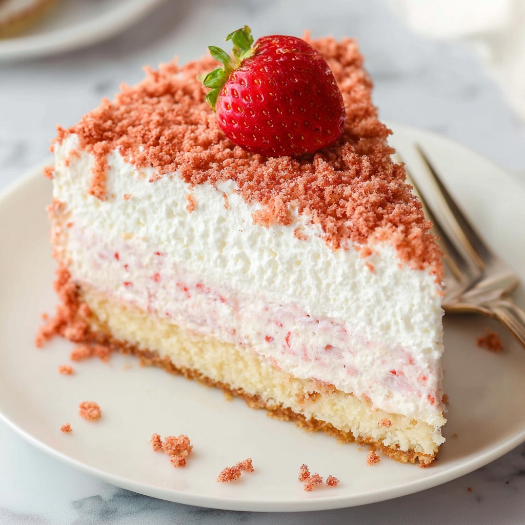 Strawberry Crunch Cheesecake Recipe - Recipe Image