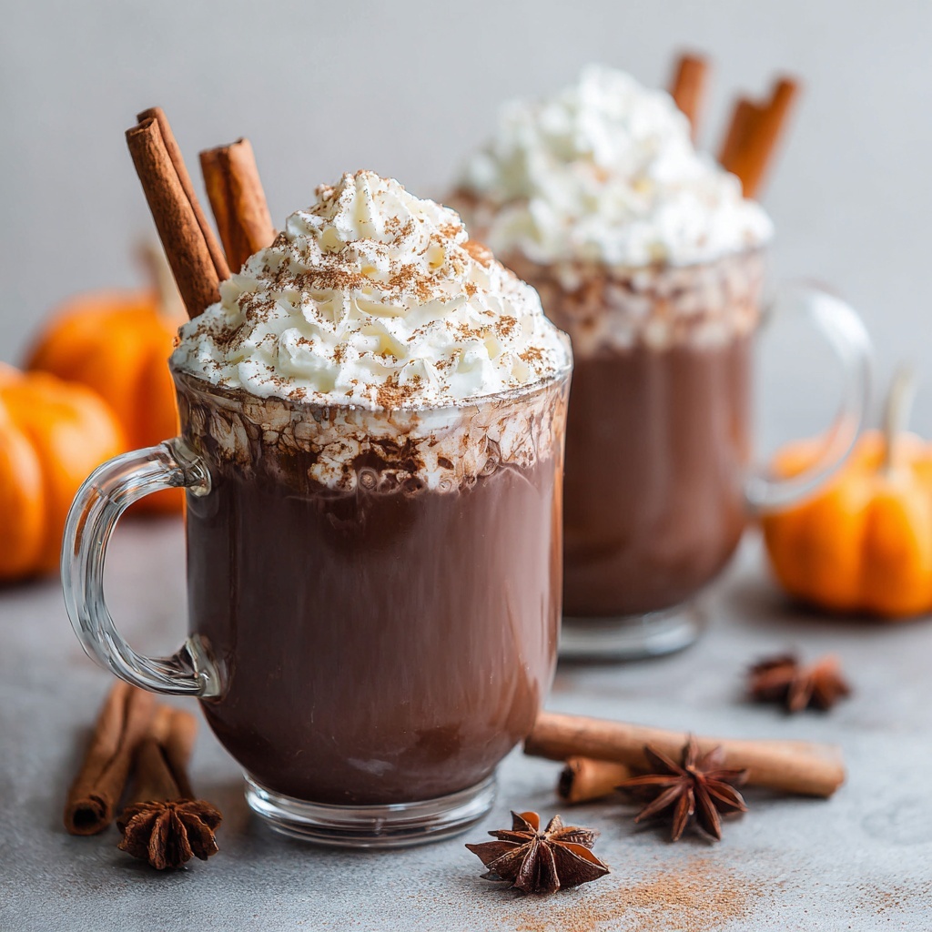 Pumpkin Spice Hot Chocolate Recipe - Recipe Image