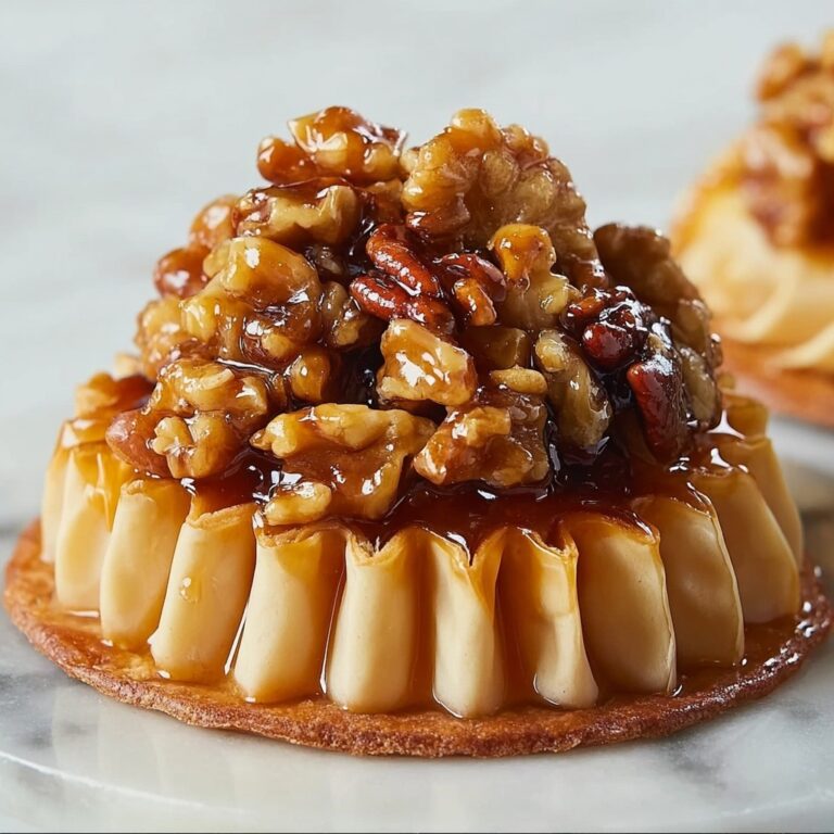 Pecan Caramel Baklava Cups Recipe