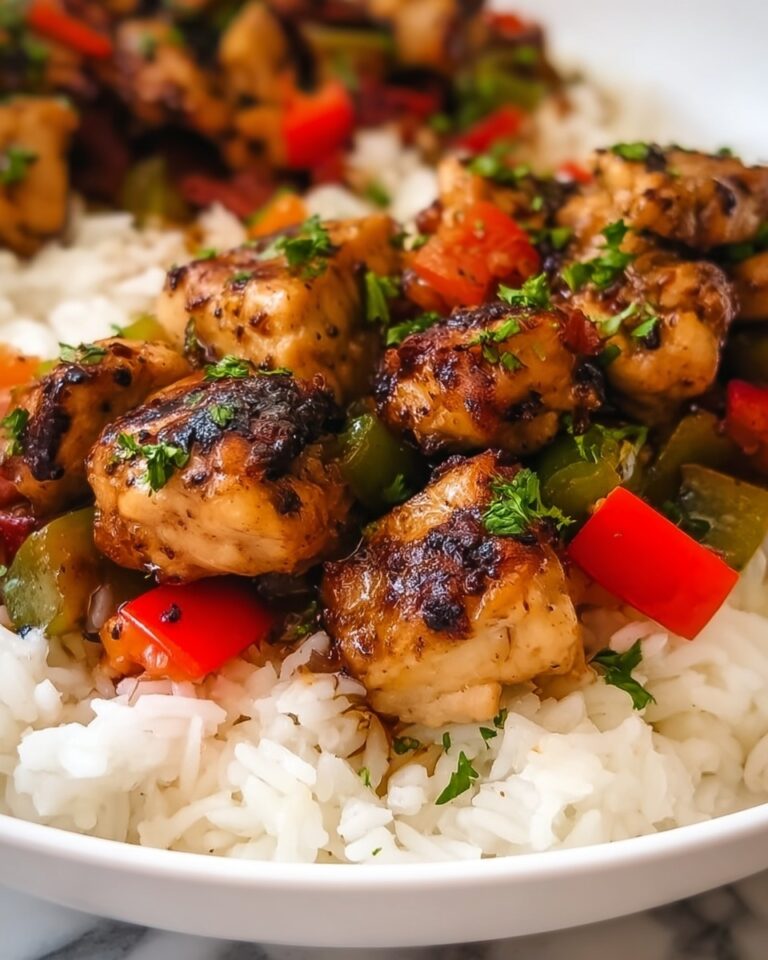 Air Fryer Chicken and Peppers Recipe