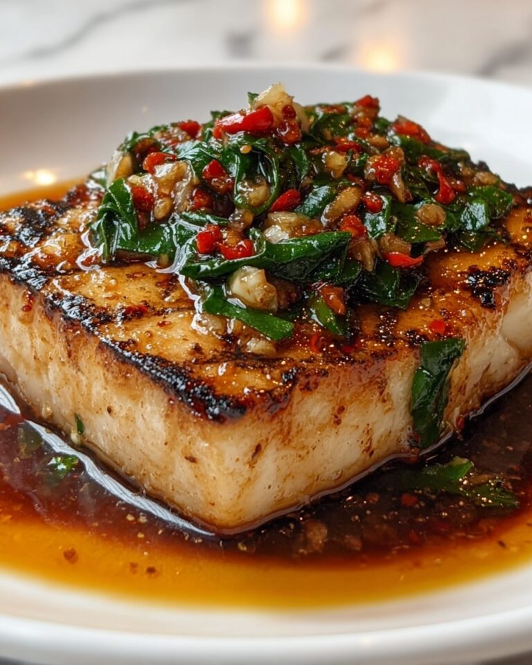 Pan-Fried Sea Bass with Chili & Greens Recipe