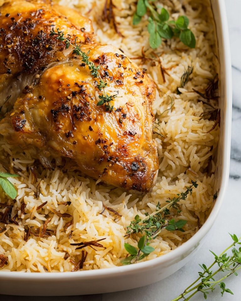 Oven-Baked Chicken and Rice Recipe
