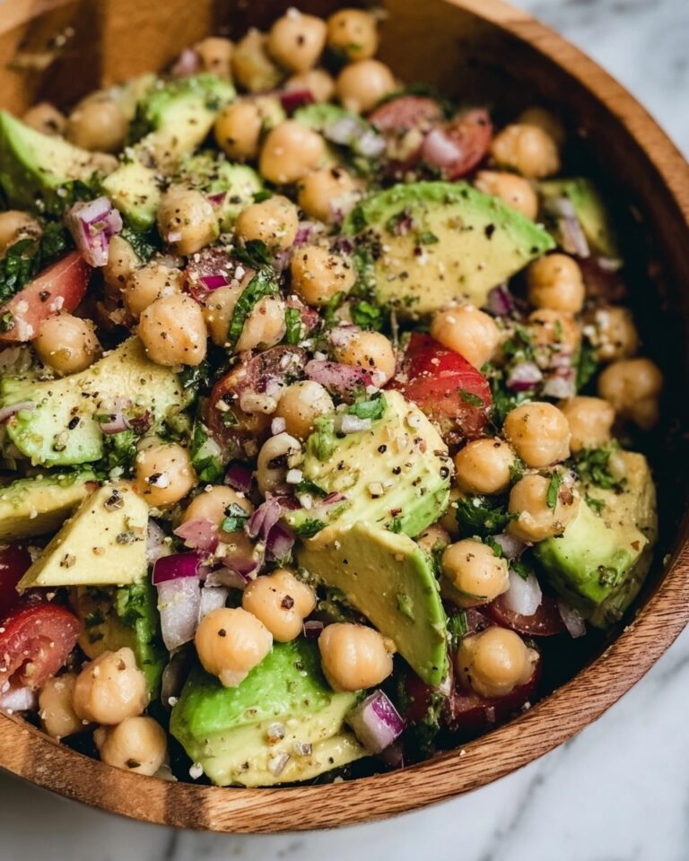 Creamy Avocado Chickpea Salad Recipe
