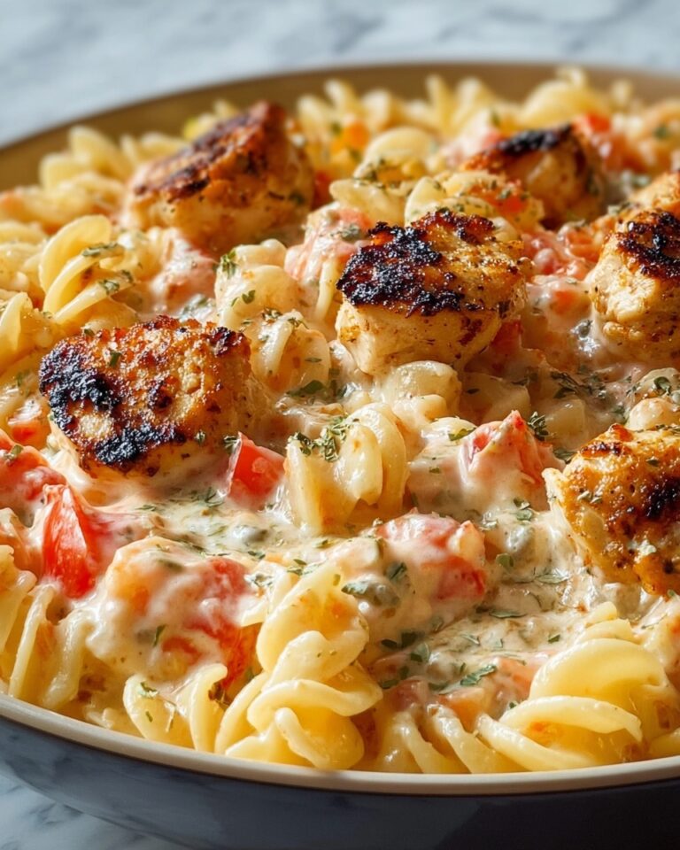 Bold & Zesty Buffalo Ranch Chicken Pasta Skillet Recipe