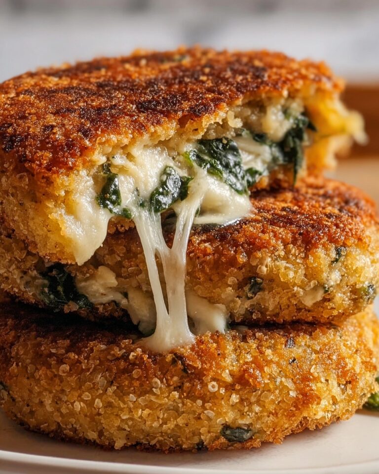 Spinach and Cheese Stuffed Cauliflower Patties Recipe