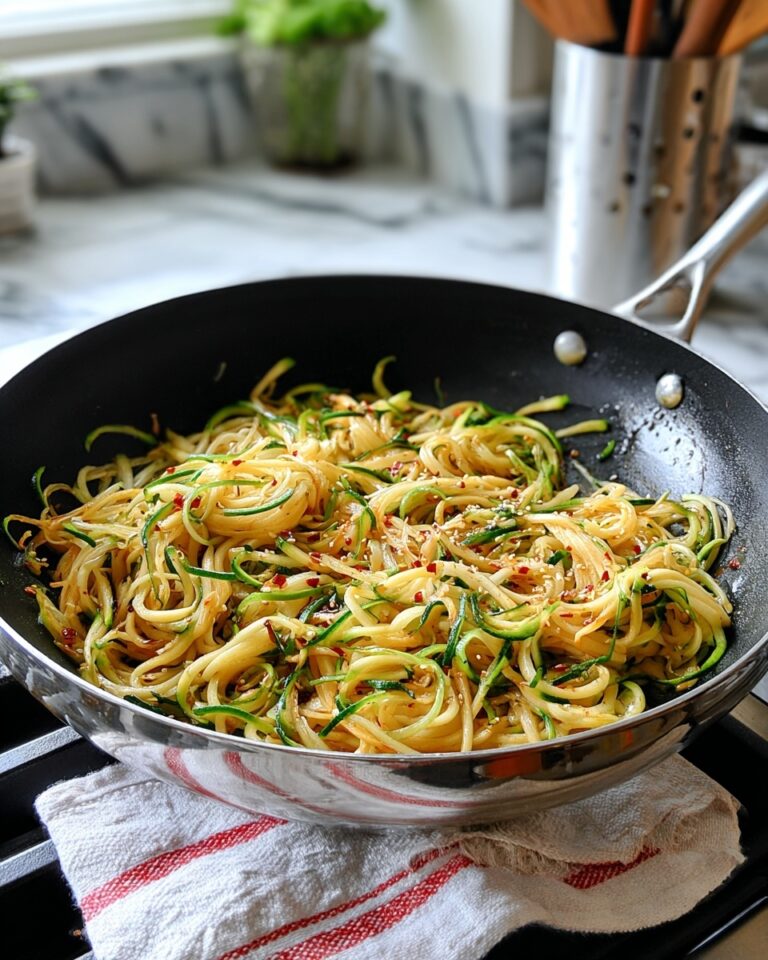 Zucchini Noodle Stir Fry Recipe