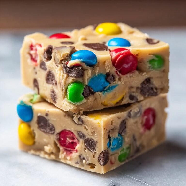 M&M Cookie Dough Fudge Recipe