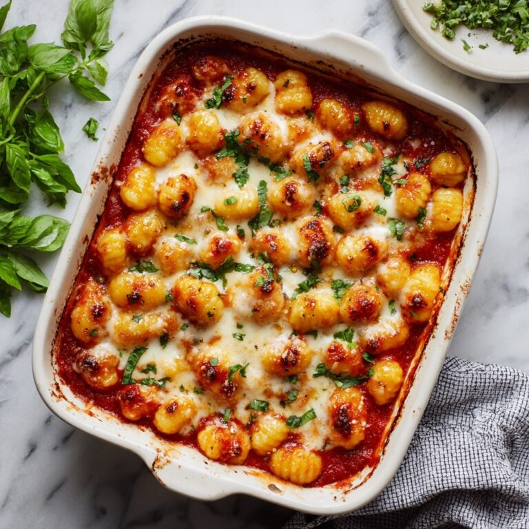 Cheesy Baked Gnocchi Casserole Recipe
