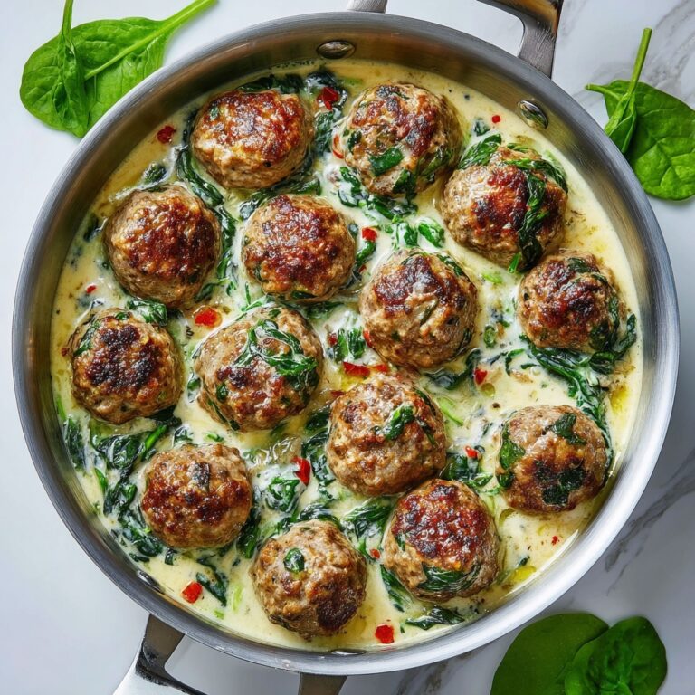 Baked Chicken Ricotta Meatballs with Spinach Recipe