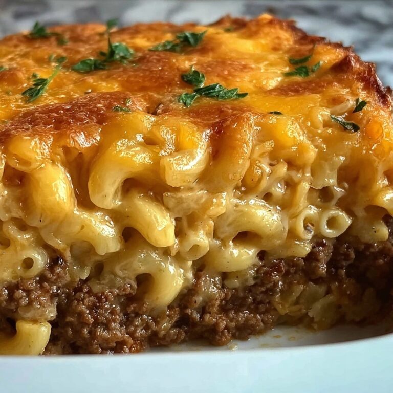 Mac ‘n’ Cheese-Stuffed Meatloaf Recipe