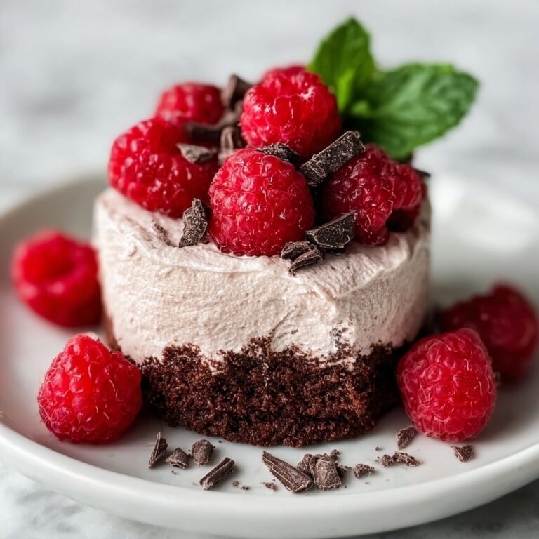 Mini Chocolate & Raspberry Cake Recipe
