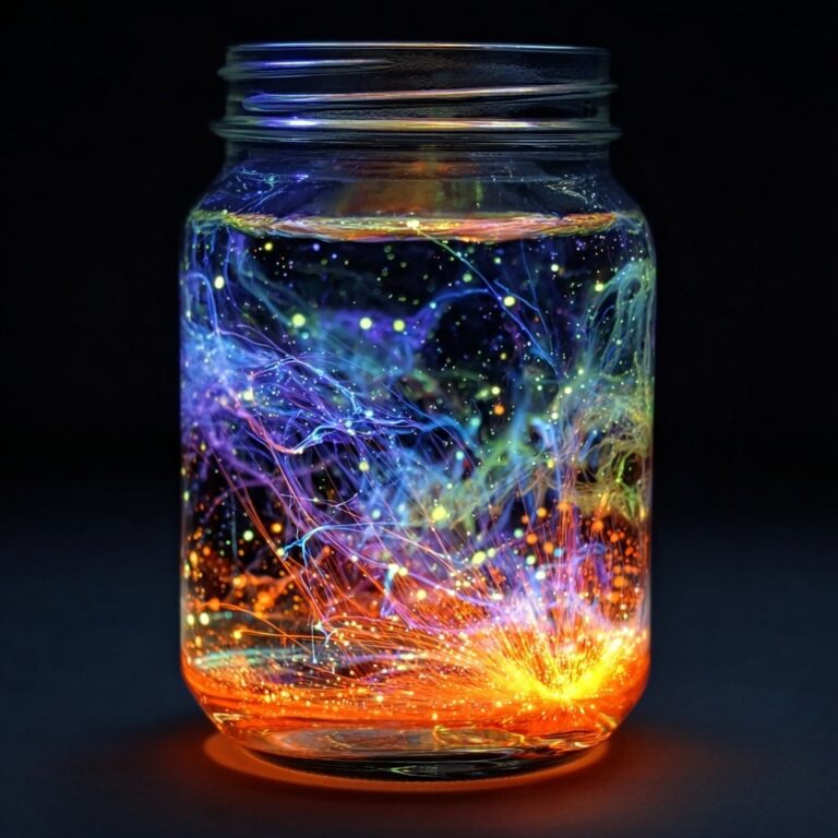 Glow-in-the-Dark Fireworks in a Jar: Create Magical Fun! Recipe