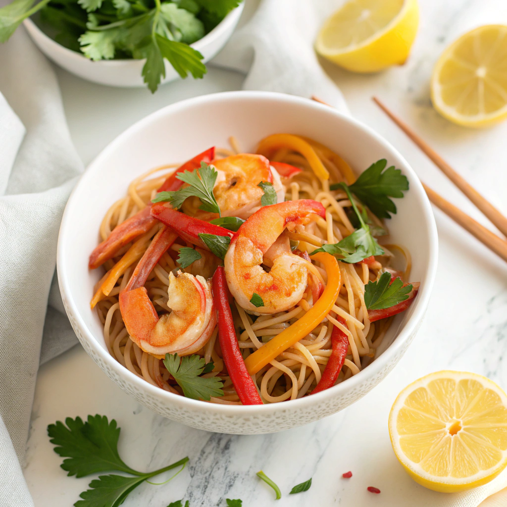 Vietnamese Style Prawn and Mango Salad Recipe - Recipe Image