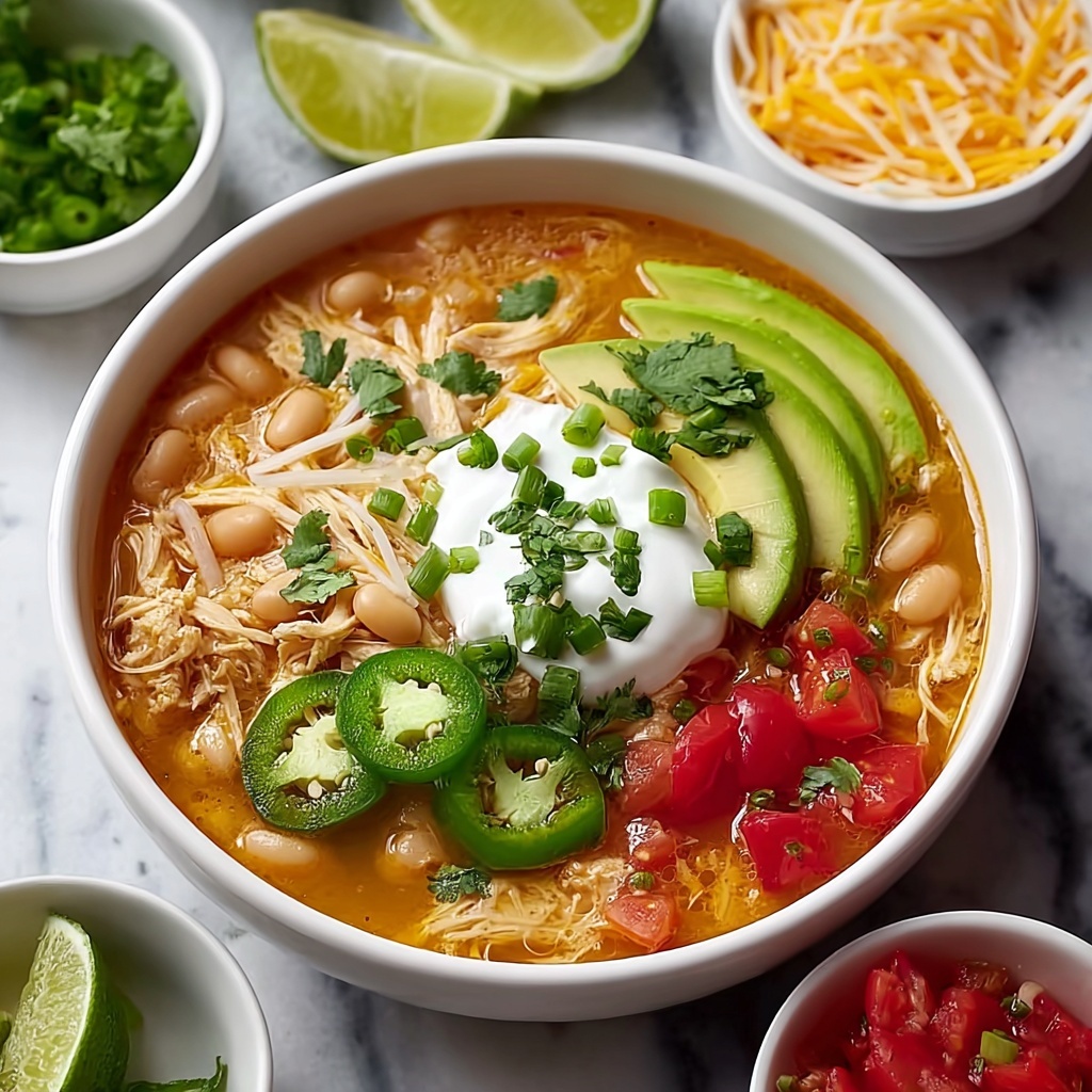 Creamy Cajun White Chicken Chili Recipe - Recipe Image