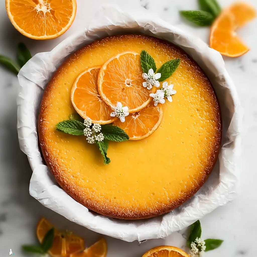 Whole Orange Cake – Flourless Recipe - Recipe Image