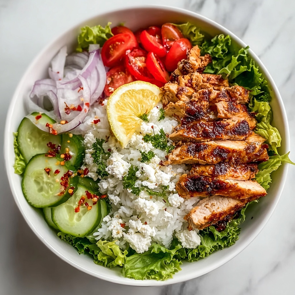 Greek Chicken Bowls with Lemon Dill Yogurt Sauce Recipe - Recipe Image