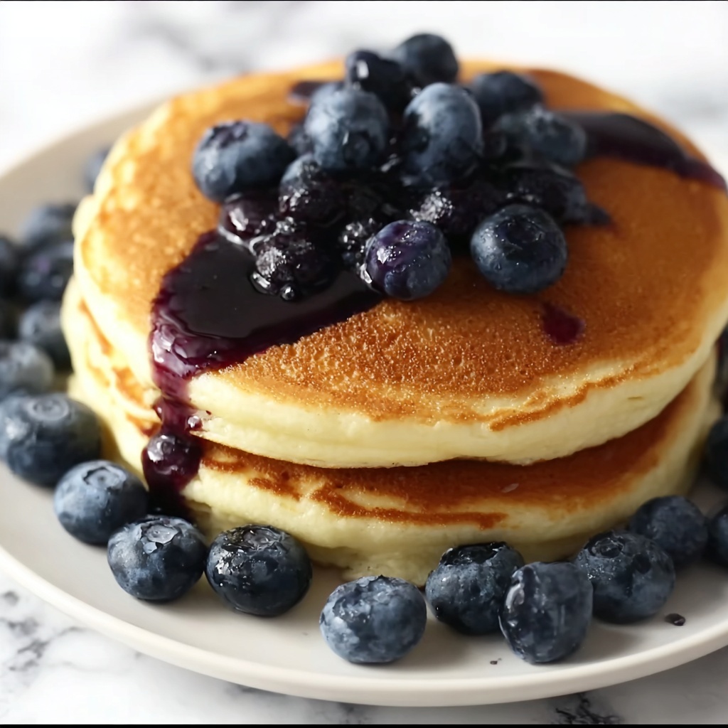 Easy Blueberry Pancakes Recipe - Recipe Image