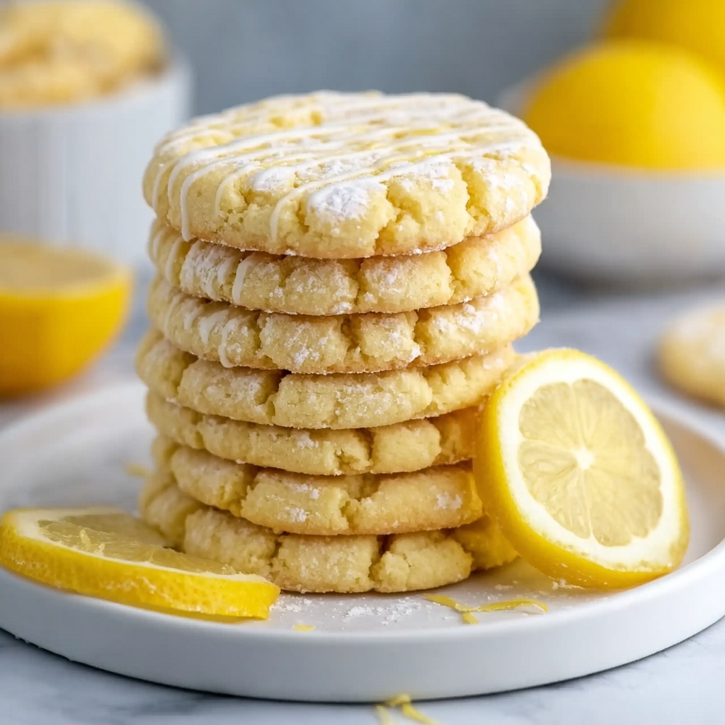 Gluten-Free Almond Flour Lemon Cookies Recipe - Recipe Image
