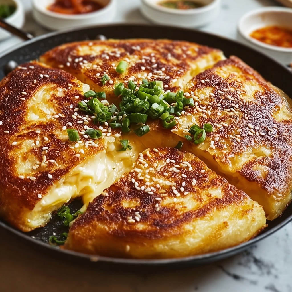 Korean Cheese Pancake Recipe - Recipe Image