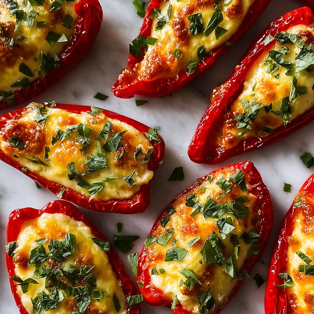 Pimento Cheese Stuffed Mini Peppers Recipe - Recipe Image