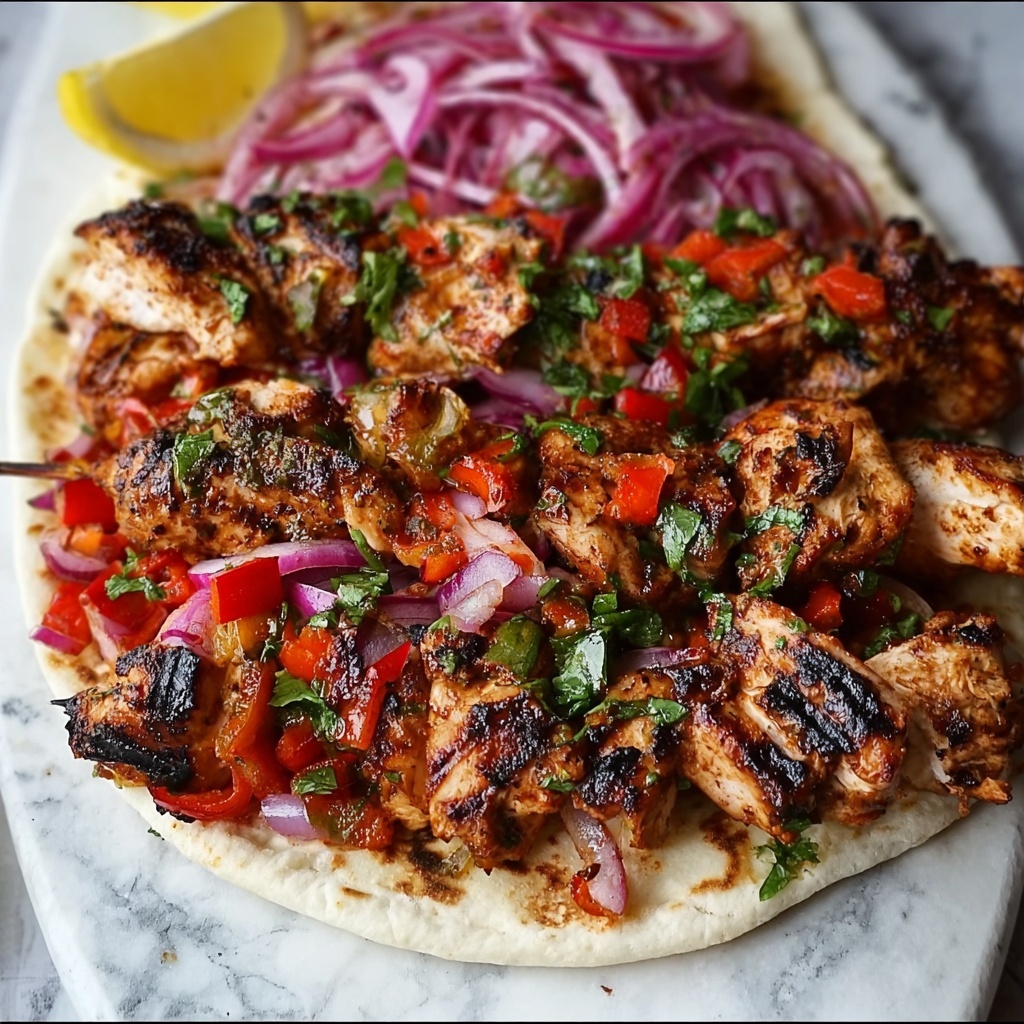 Homemade Chicken Doner Kebab with Creamy Greek Yogurt Sauce Recipe - Recipe Image