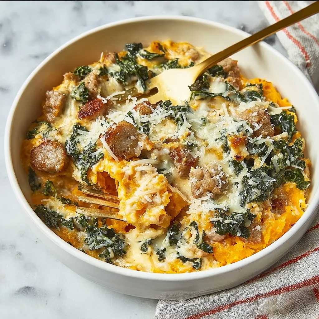 Butternut Squash Sausage Pasta Recipe - Recipe Image