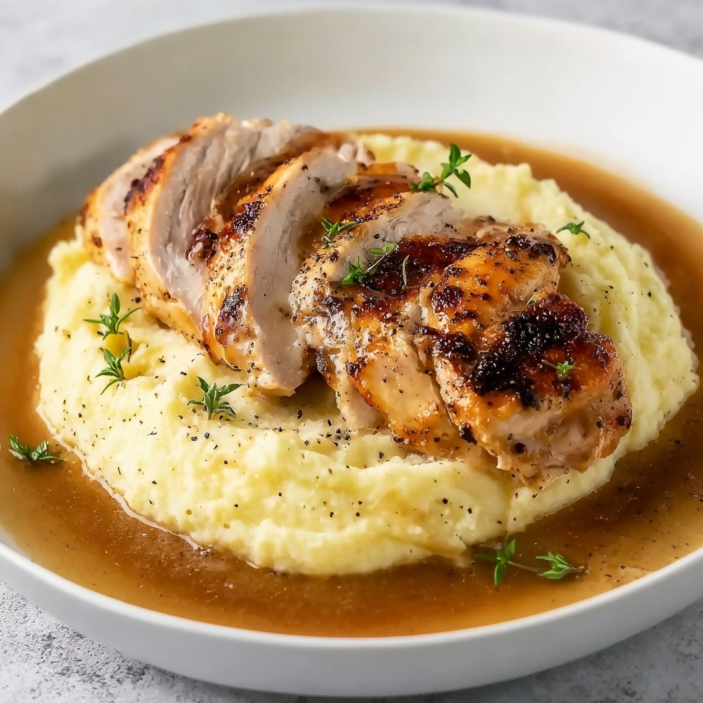 Pan-Roasted Chicken Breasts with Apple Cider Vinegar Pan Sauce Recipe - Recipe Image