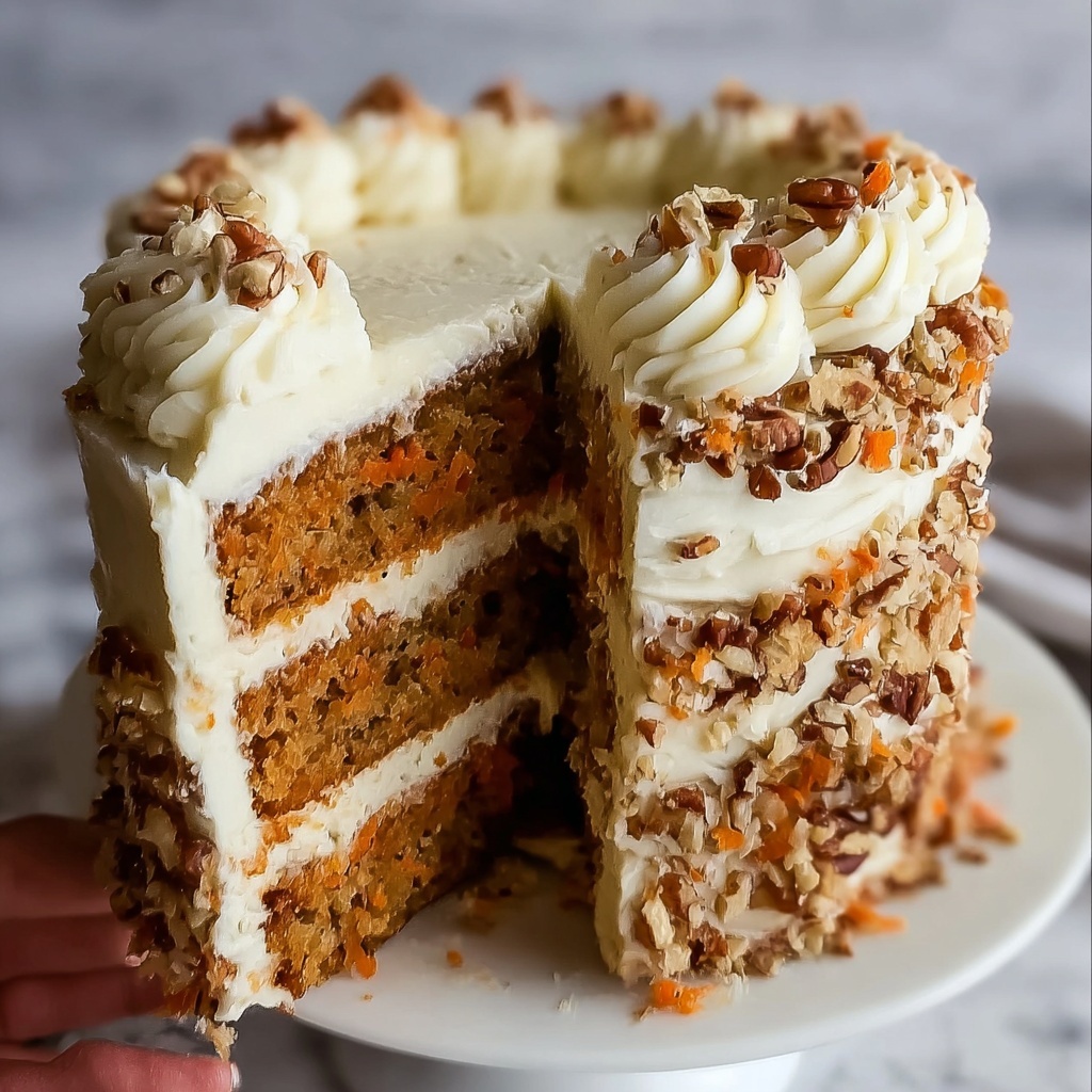 Homemade Moist Carrot Cake Recipe - Recipe Image