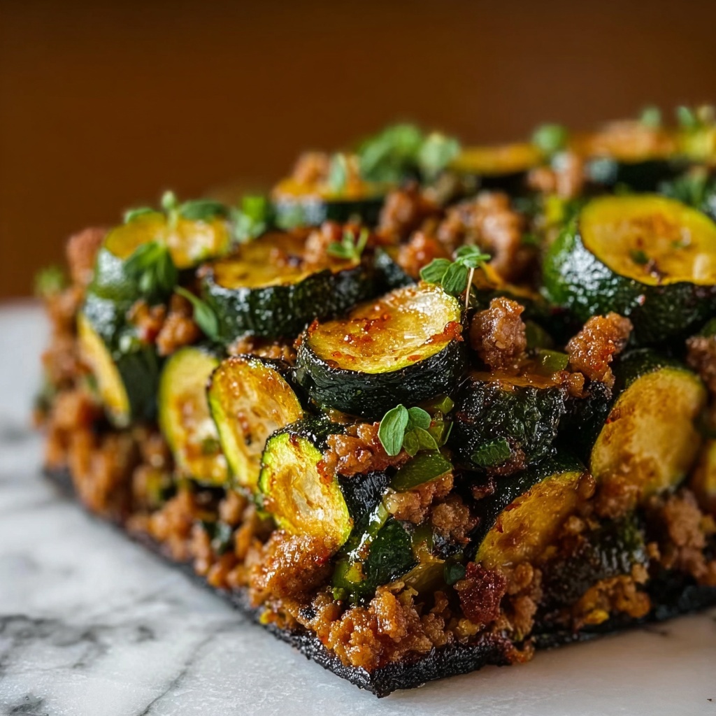 Ground Turkey Zucchini Skillet Recipe - Recipe Image