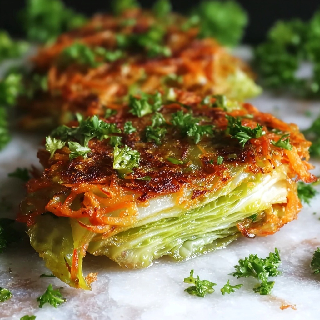 Oven-Baked Cabbage Burgers Recipe - Recipe Image