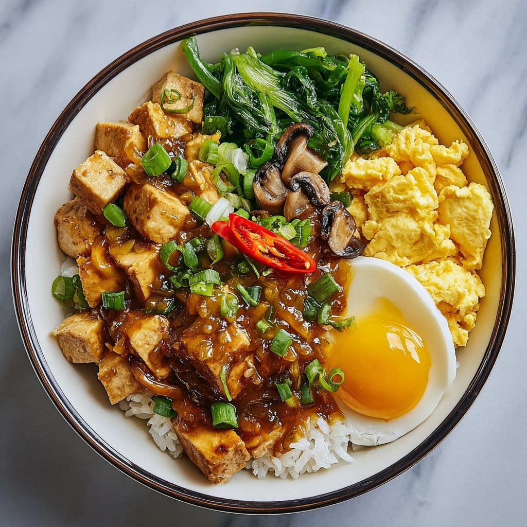 Ban Fan: Chinese Mixed Rice Bowl Recipe - Recipe Image